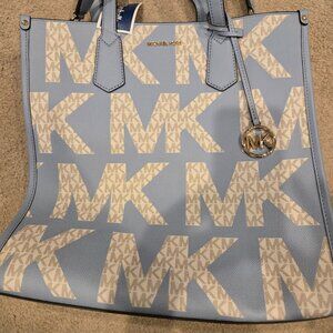 Michael Kors NWT Blue Logo Tote Handbag